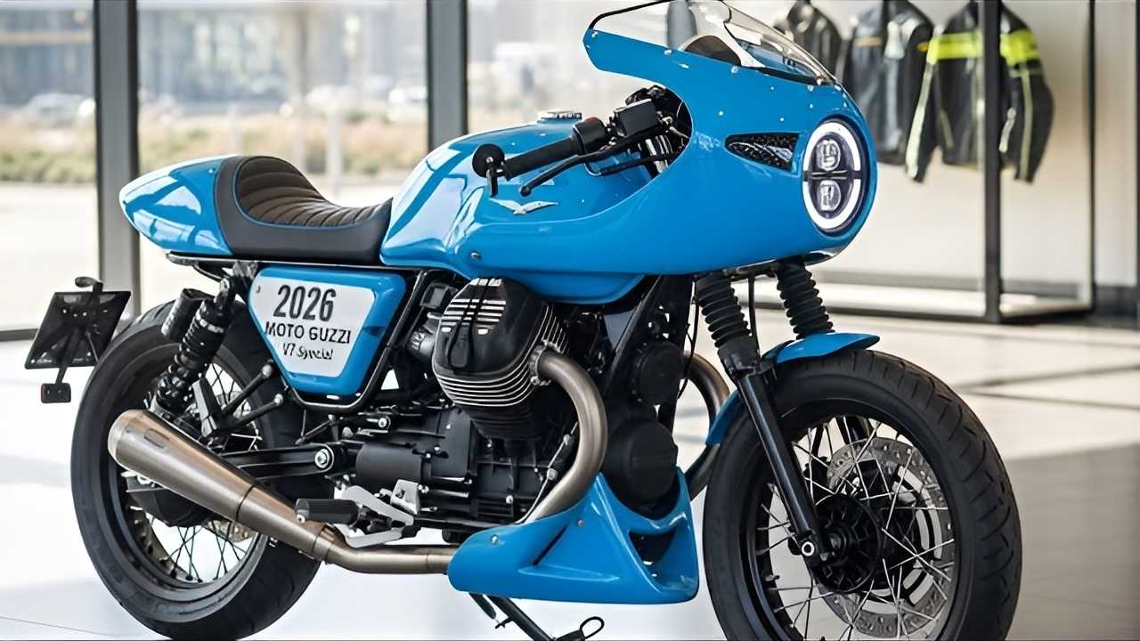 Moto Guzzi V7 2026: estilo clásico con alma moderna